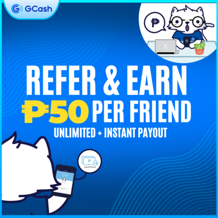 GCash Refer and Earn: Get ₱50 Per Friend – No Limit!
