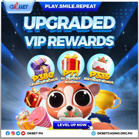OKBET VIP Upgraded Rewards: Unlock Exclusive Casino Perks