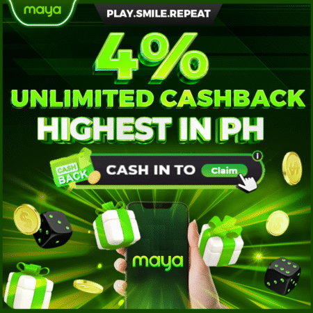 Maya23 4% Unlimited Cashback | Biggest Casino Promo PH
